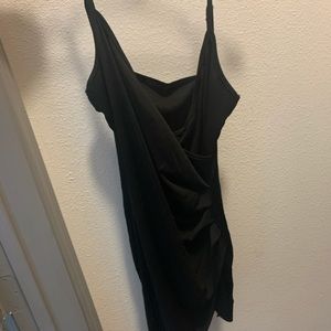 Black mini dress